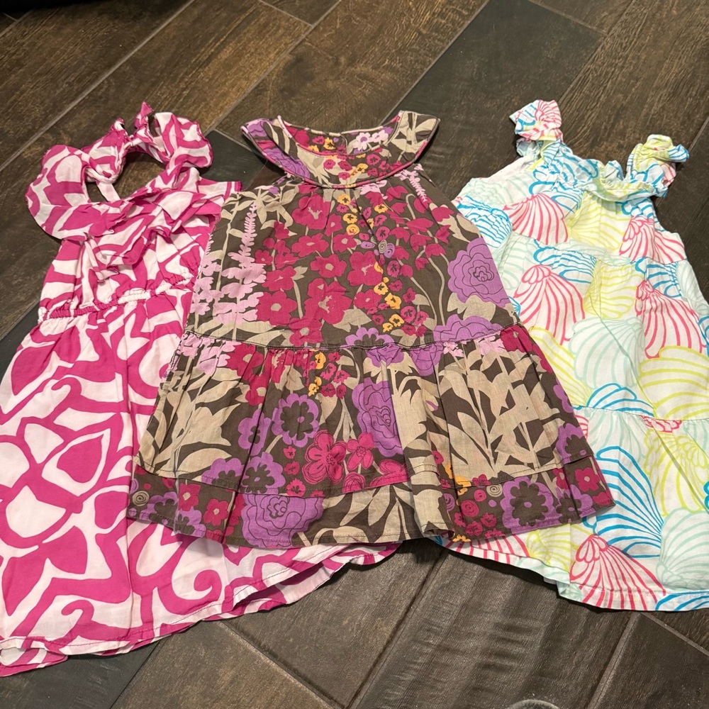 EUC 3pc Girls Floral Sundress Bundle